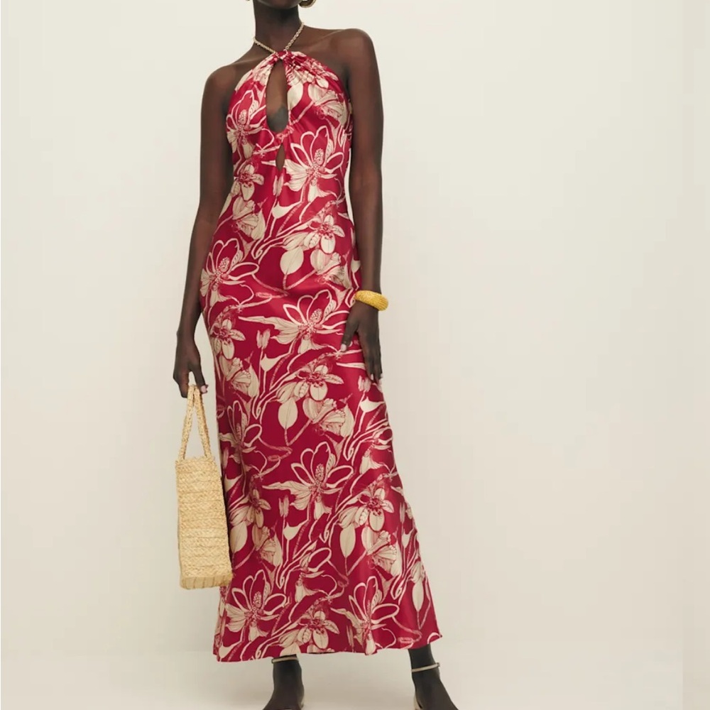 Reformation Yesenia Silk Dress